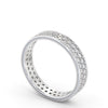 Full Eternity Ring, Round Cut Double Row