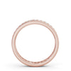 Full Eternity Ring, Round Cut, Milgrain Edge