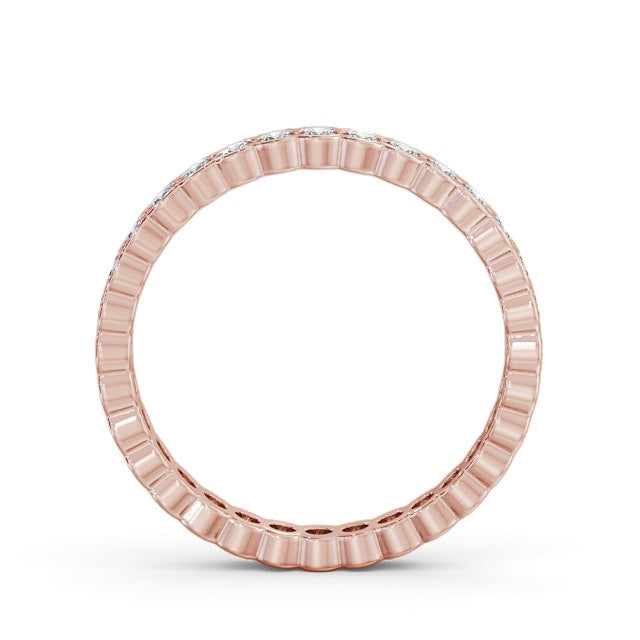 Full Eternity Ring, Round Cut Rub Over Setting