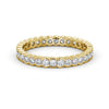 Full Eternity Ring, Round Cut Rub Over Setting