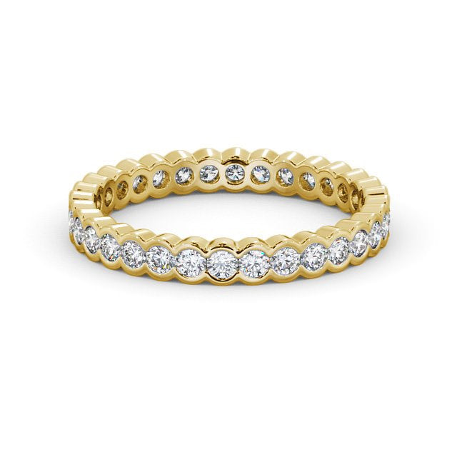Full Eternity Ring, Round Cut Rub Over Setting