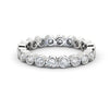 Full Eternity Ring, Round Cut Rub-Over Setting