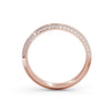 Half Eternity Ring, Double Edged Round Cut