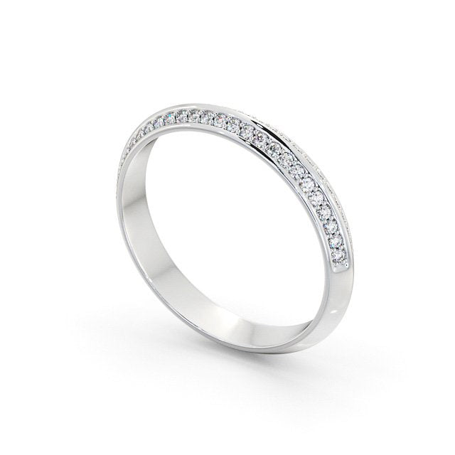 Half Eternity Ring, Double Edged Round Cut