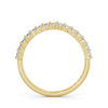 Half Eternity Ring, Round Cut Shaped Design