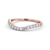 Half Eternity Ring, Round Cut Shaped Design