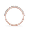 Half Eternity Ring, Round Cut Shaped Design