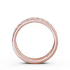 Half Eternity Ring, Vintage Design, Milgrain Edge