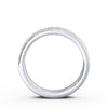 Half Eternity Ring, Vintage Design, Milgrain Edge