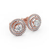 Halo Earrings 0.50ct each