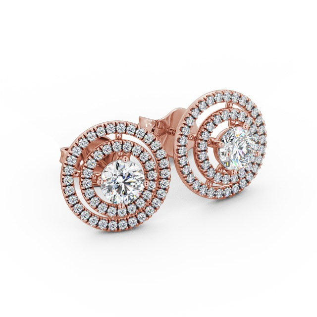 Halo Earrings 0.50ct each