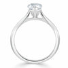 Heart Cut Lab Diamond Engagement Ring, Classic Style