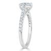 Heart Cut Lab Diamond Engagement Ring, Classic Style