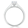 Heart Cut Lab Diamond Engagement Ring, Classic Style