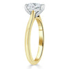 Heart Cut Lab Diamond Engagement Ring, Classic Style