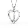Heart Shaped Pendant 0.08ct