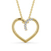 Heart Shaped Pendant 0.20ct