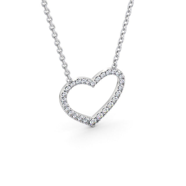 Heart Shaped Pendant 0.35ct