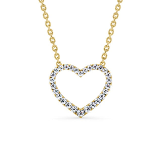 Heart Shaped Pendant 0.35ct