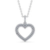 Heart Shaped Pendant 0.50ct