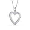 Heart Shaped Pendant 0.65ct