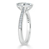 Marquise Cut Lab Diamond Engagement Ring, Classic Style