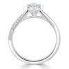Marquise Cut Lab Diamond Engagement Ring, Classic Style