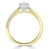 Marquise Cut Lab Diamond Engagement Ring, Classic Style