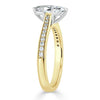 Marquise Cut Lab Diamond Engagement Ring, Classic Style
