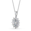 Oval Cut Classic Halo Pendant
