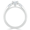 Oval Cut Lab Diamond 3 Stone Engagement Ring