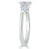 Oval Cut Lab Diamond 3 Stone Engagement Ring