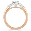 Oval Cut Lab Diamond 3 Stone Engagement Ring