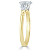 Oval Cut Lab Diamond 3 Stone Engagement Ring