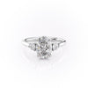 Oval Cut Lab Diamond 3 Stone Ring