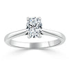 Oval Cut Lab Diamond Engagement Ring, Classic Design