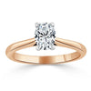 Oval Cut Lab Diamond Engagement Ring, Classic Design