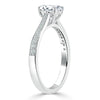 Oval Cut Lab Diamond Engagement Ring, Classic Style