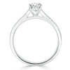 Oval Cut Lab Diamond Engagement Ring, Classic Style
