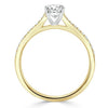 Oval Cut Lab Diamond Engagement Ring, Classic Style