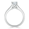 Oval Cut Lab Diamond Engagement Ring, Classic Style with Split Shank