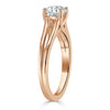 Oval Cut Lab Diamond Engagement Ring, Classic Style with Split Shank