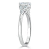 Oval Cut Lab Diamond Engagement Ring, Vintage Style