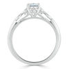 Oval Cut Lab Diamond Engagement Ring, Vintage Style