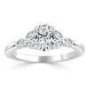 Oval Cut Lab Diamond Engagement Ring, Vintage Style