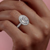 Oval Cut Lab Diamond Full Set