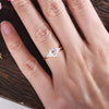Oval Cut Lab Diamond & Opal Engagement Ring, Edwardian Design