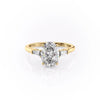 Oval Cut Lab Diamond, Traditional Classic Design