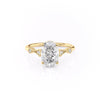Oval Cut Lab Diamond Vintage Design