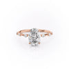 Oval Cut Lab Diamond With Stone Set Shoulders